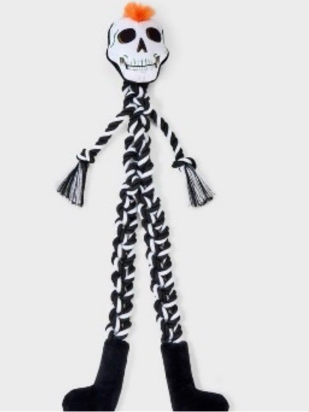 2- Boots & Barkley skeleton dog rope plush toy
